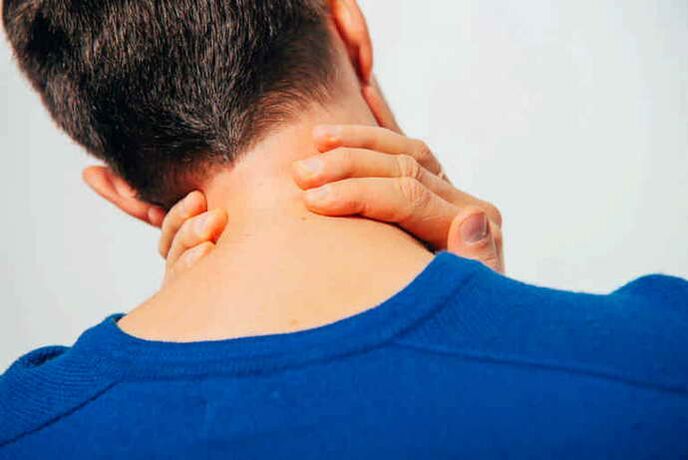 kaklo skausmas su osteochondroze
